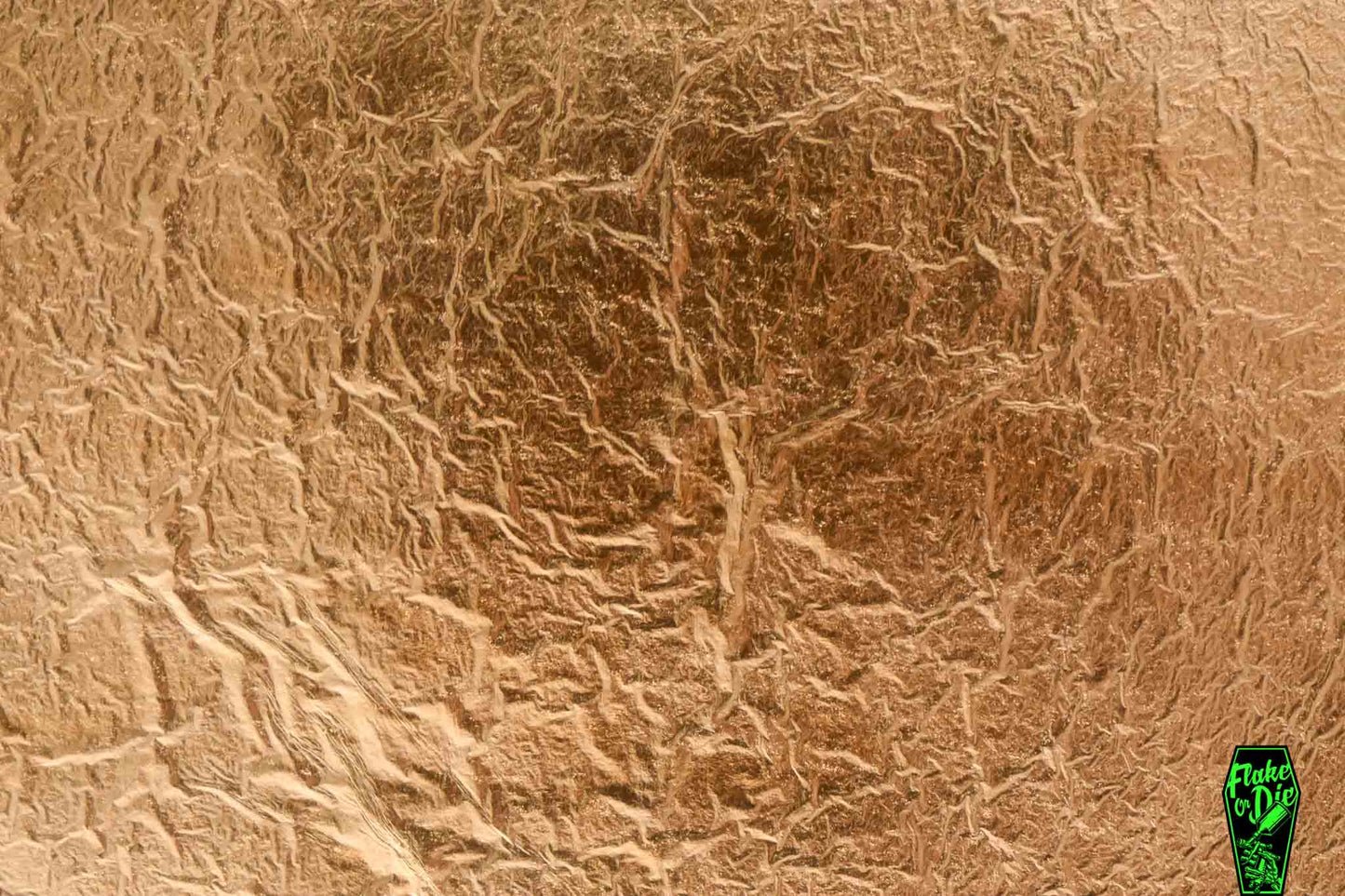Nazionale Italian copper leafing; composition metals: copper.