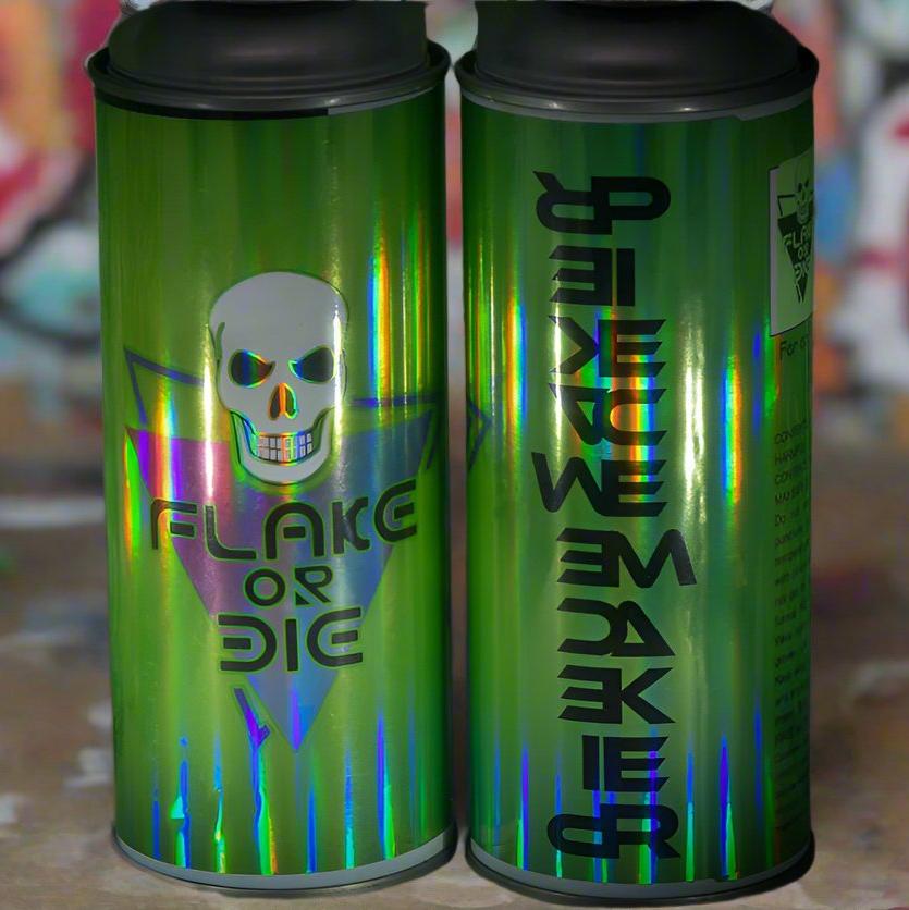 Flake or Die Spray Paint with Pearl Sheen