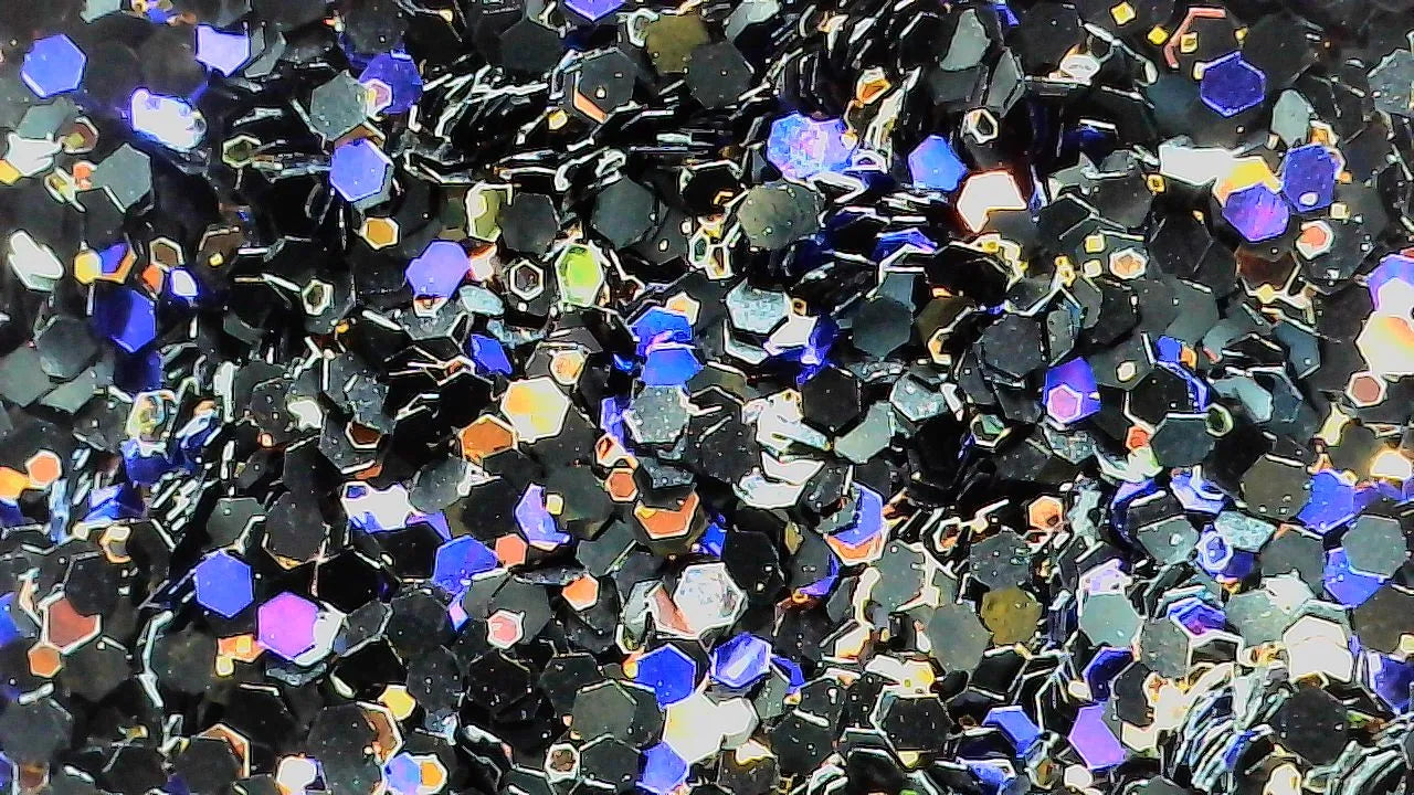 Flake Black Ruff Black Magic Metal Flake Blend for custom paint and resin projects ...