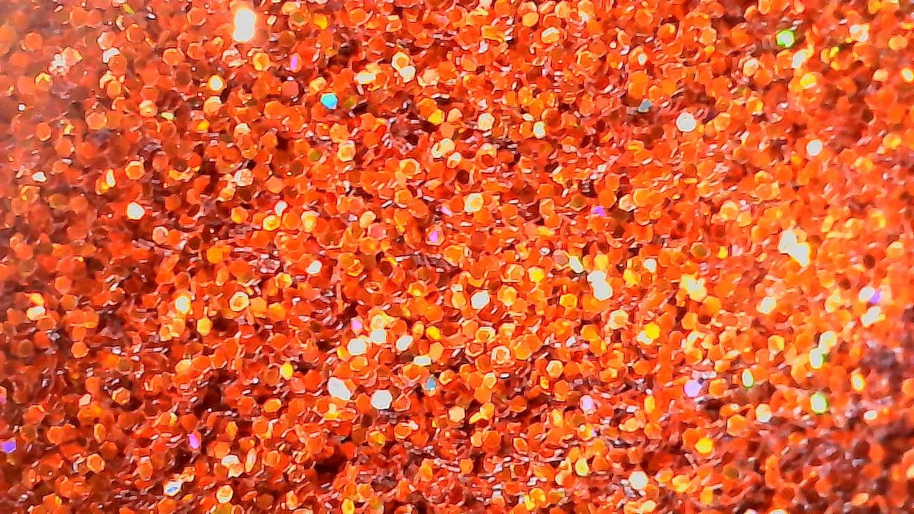 Atomic Pumpkin, Orange Holographic Metal Flake 008 hex